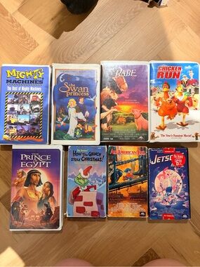 Assorted Kids VHS Tape Lot